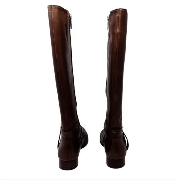 Louise Et Cie · Tall Brown Leather Riding Boots · Sz 7.5 - Picture 8 of 10